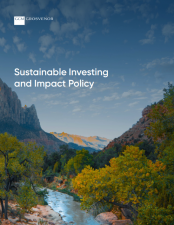 GCM Grosvenor Sustainable Investing and Impact Policy cover thumbnail